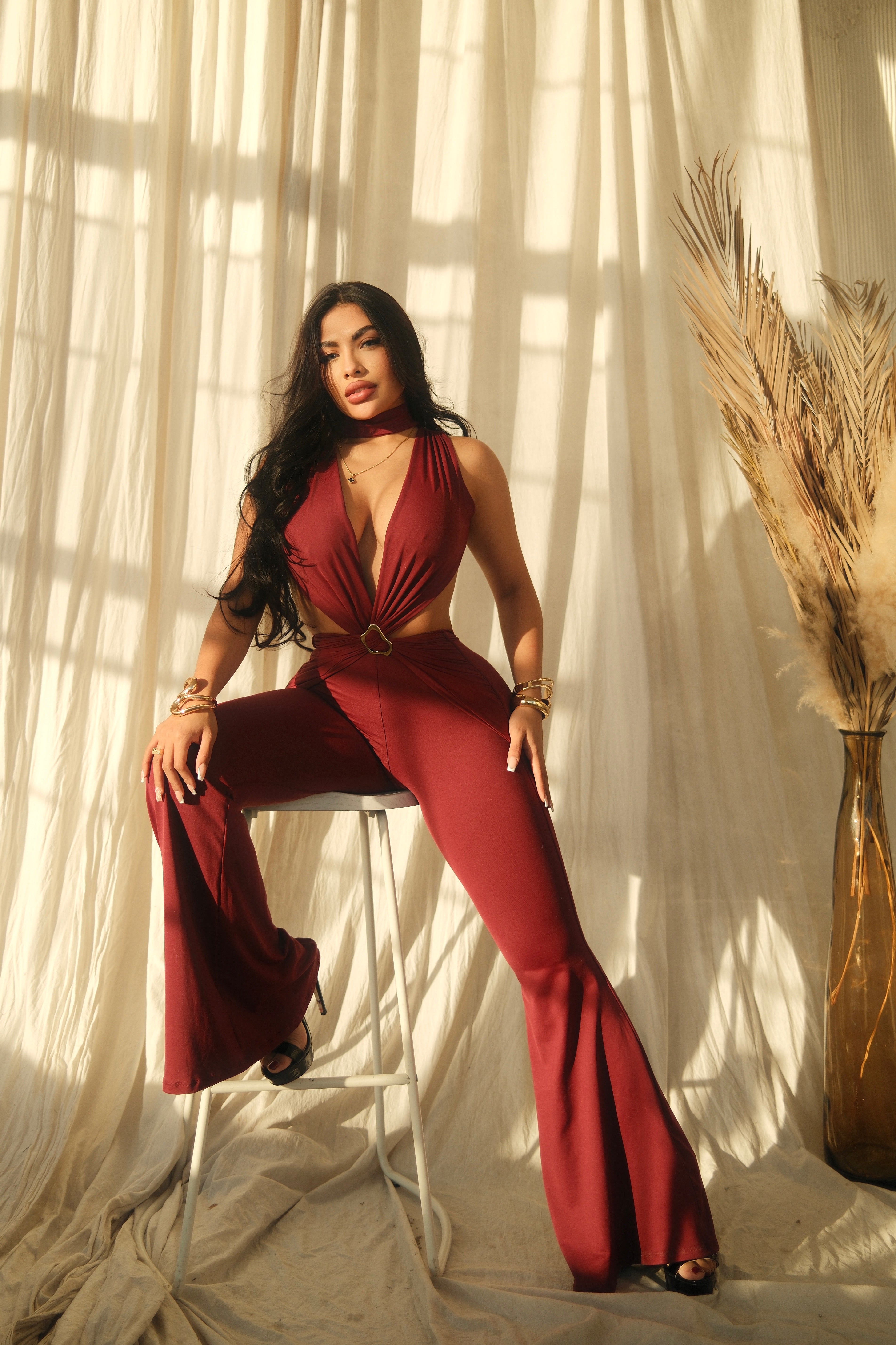 ENTERIZO UNFORGETTABLE  - BURGUNDY